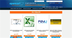 Desktop Screenshot of opencart-temalari.com